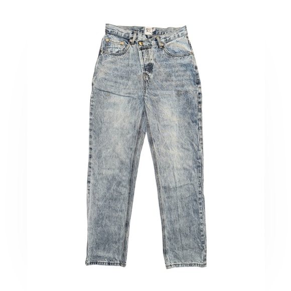 princess polly holly asymmetric straight leg jeans - Picture 4 of 10